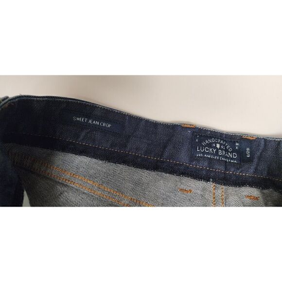 Lucky Brand Jeans Womens Size 6/28 Sweet Jean Crop Flap Mid Rise Denim - Picture 4 of 5